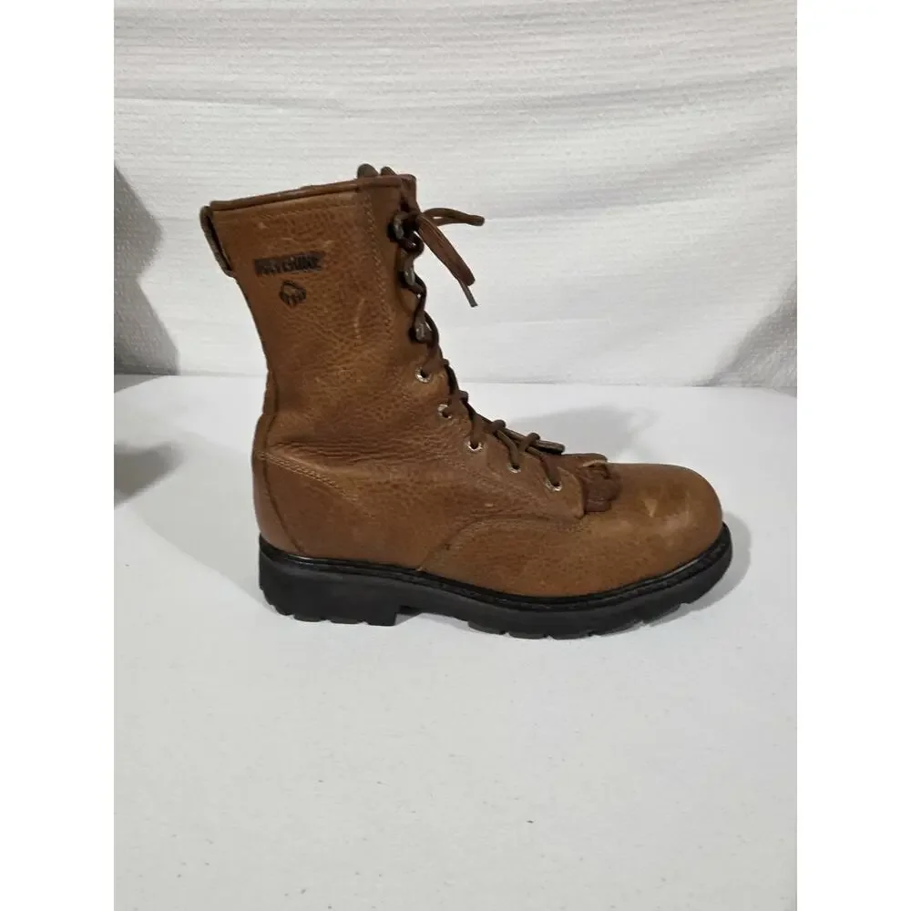 Wolverine Herrin W08393 Steel Toe EH Brown Leather 8